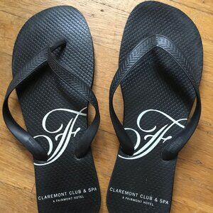 Fairmont Hotel: Claremont Club and Spa Flip Flops Size 11